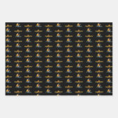 Feuille De Papier Cadeau Coureurs de Thanksgiving - Run Now Pie Plus Tard (Devant 2)