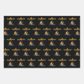 Feuille De Papier Cadeau Coureurs de Thanksgiving - Run Now Pie Plus Tard (Devant)