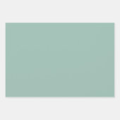 Feuille De Papier Cadeau Couronne de Noël rose vert (Devant 2)