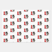 Feuille De Papier Cadeau Cowboy Boots Casquette et diplôme (Devant 3)