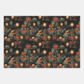 Feuille De Papier Cadeau Cowboy Cactus Moody de Noël occidental (Devant)