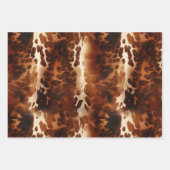 Feuille De Papier Cadeau Cowboy Casquette Cowhide (Devant 3)