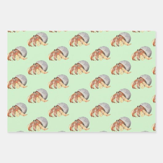 Feuille De Papier Cadeau Crabes (Devant 2)