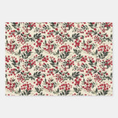 Feuille De Papier Cadeau Cranberry (Devant)