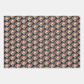 Feuille De Papier Cadeau Crâne à sucre avec Sombrero (Devant)