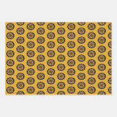 Feuille De Papier Cadeau Crâne à sucre mexicain (Devant 2)