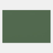 Feuille De Papier Cadeau Crâne avec couronne de fleurs (Devant 3)