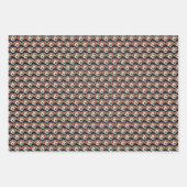 Feuille De Papier Cadeau Crâne de Sucre avec Sombrero (Devant 3)