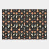 Feuille De Papier Cadeau Crânes Occidentaux de Cowboy (Devant 2)