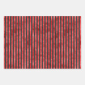 Feuille De Papier Cadeau Crânes rouges et séries tournesol 11 (Devant)