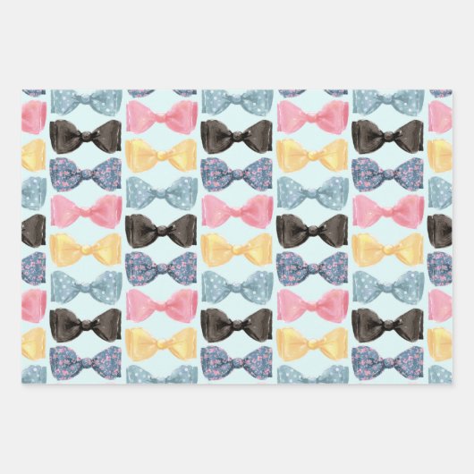 Feuille De Papier Cadeau Cravates (Devant)