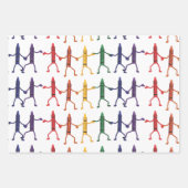 Feuille De Papier Cadeau Crayons Art pour enfants mignonne (Devant 3)