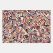 Feuille De Papier Cadeau Crazy quilt designs (Devant 2)