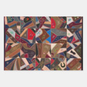 Feuille De Papier Cadeau Crazy quilt designs (Devant)