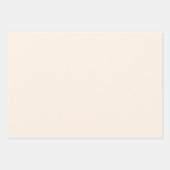 Feuille De Papier Cadeau Cream Festive Christmas Solid Color  (Devant 3)