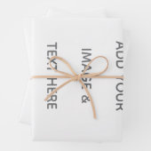 Feuille De Papier Cadeau Create Your Own white  (En situation)