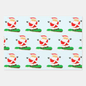 Feuille De Papier Cadeau Creative Snowboard Noël cadeau de vacances (Devant 2)