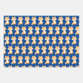 Feuille De Papier Cadeau Créatures forestières Animaux forestiers (Devant 2)