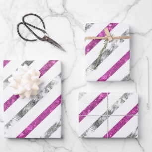 Feuille De Papier Cadeau Créez vos propres rayures texturées