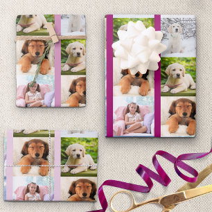 Feuille De Papier Cadeau Créez votre propre collection de photos 6 Pink Se
