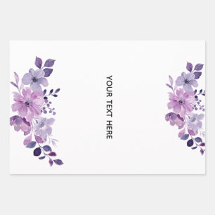 Feuille De Papier Cadeau Créez Votre Propre Floral