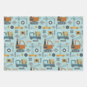 Feuille De Papier Cadeau Creg it Motif Boys (Devant 3)