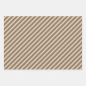 Feuille De Papier Cadeau Crème Brown libellules Coeurs Carreaux (Devant 3)