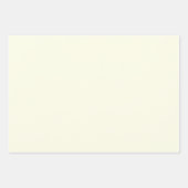 Feuille De Papier Cadeau Crème de jour de neige solide (Devant 2)