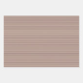 Feuille De Papier Cadeau Crème gothique crânes et stries Halloween (Devant 2)