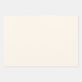 Feuille De Papier Cadeau Crème moderne tendance Insectes Fleurs sauvages de (Devant 2)