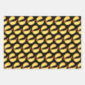 Feuille De Papier Cadeau Crevettes frites (Devant)