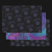 Feuille De Papier Cadeau Critère RPG | Joueur de rôle Nebula Tabletop PnP