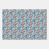 Feuille De Papier Cadeau Crochet Teddy Bear Baby Shower (Devant)