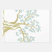 Feuille De Papier Cadeau Croquis d'olivier (Devant 3)