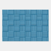 Feuille De Papier Cadeau Crosshatch à tige (Devant 3)