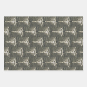 Feuille De Papier Cadeau Crucifixion de Jésus-Christ