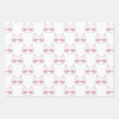 Feuille De Papier Cadeau Cuisineux comme des chats japonais (Devant 2)