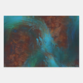 Feuille De Papier Cadeau Cuivre brossé (Devant 2)