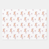 Feuille De Papier Cadeau Curte Yorkshire Terrier Anniversaire (Devant 2)