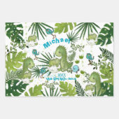 Feuille De Papier Cadeau Custom Dino-mite Any Occasion (Devant)