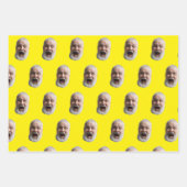 Feuille De Papier Cadeau Custom Face Gift Wrap (Devant 3)