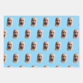Feuille De Papier Cadeau Custom Face Gift Wrap (Devant 2)