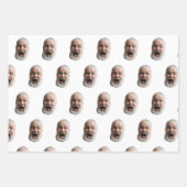 Feuille De Papier Cadeau Custom Face Gift Wrap (Devant)
