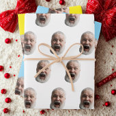 Feuille De Papier Cadeau Custom Face Gift Wrap