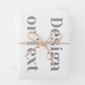 Feuille De Papier Cadeau Customizable Your Design or Text Here Personalized (En situation)