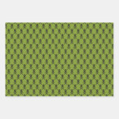 Feuille De Papier Cadeau Cute amusant Skull Skeleton Halloween (Devant 3)