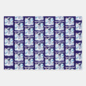 Feuille De Papier Cadeau Cute astronaut Wrapping Paper Flat Sheet Set of 3 (Devant)