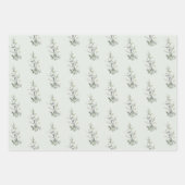 Feuille De Papier Cadeau Cute Australian Animals Verdure Anniversaire Baby  (Devant 2)