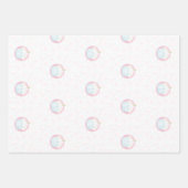 Feuille De Papier Cadeau Cute Birthday Cupcake with Candle (Devant 2)