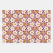 Feuille De Papier Cadeau Cute Blue Eggs Bacon Strawberries Blueberries  (Devant 2)